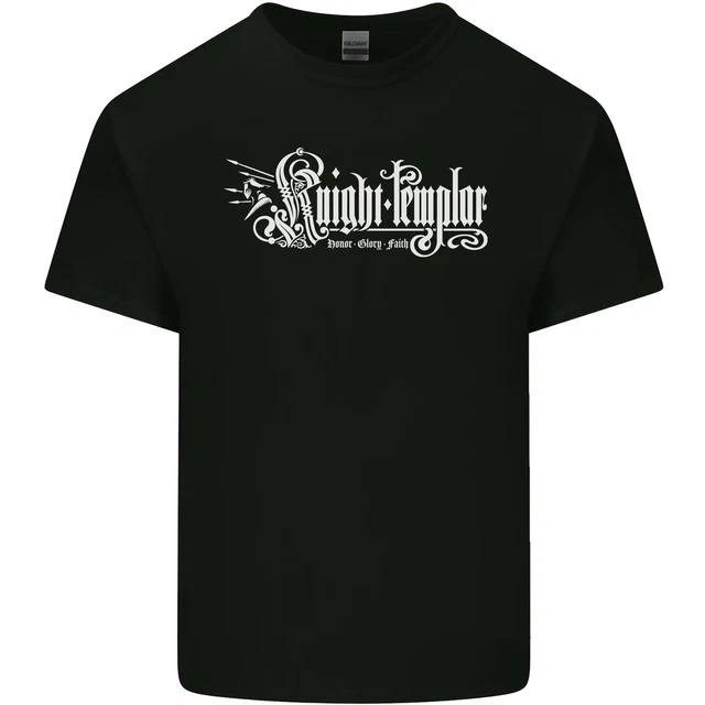 T-shirt Homme Chevaliers Templiers St Georges - Marque Gildan Heavy - Coton Pré-rétréci - Taille Regular - Neuf Avec étiquettes
