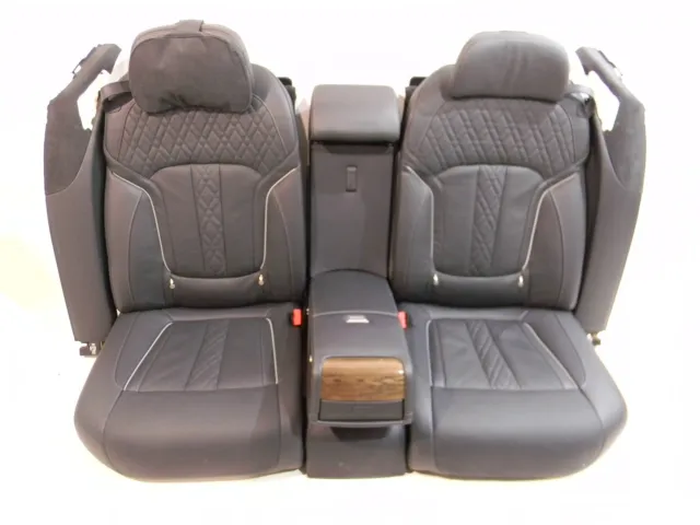 Sedili posteriori BMW G11 sedili comfort sedili in pelle NAPPA NERO