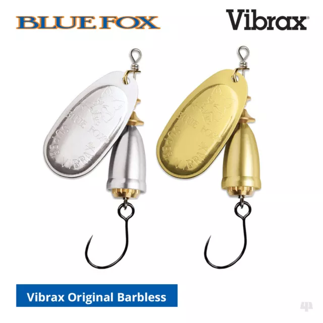 BLUE FOX VIBRAX Original Foxtail Spinners - Trout Salmon Perch Bass Fishing  Lure £6.35 - PicClick UK