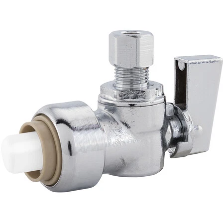 JONES STEPHENS C77473LF 1/2" x 3/8" OD Compression PlumBite Push On Supply