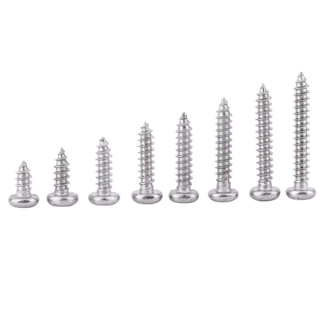 250 Pezzi Viti Torx Assortimento Viti Per Lamiera Testa A Lente TORX DIN7981 - 250 Pezzi, Nere, Diametro 3,5 E 3,9 Mm Assortimento Viti Din 7981 250 Pezzi - Foto 10