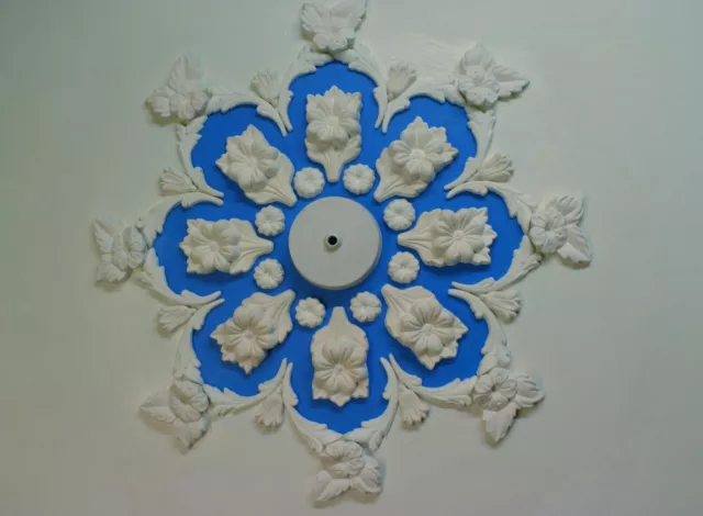 Plaster Ceiling Rose/ Design, Home Décor, plaster of Paris, Victorian Style