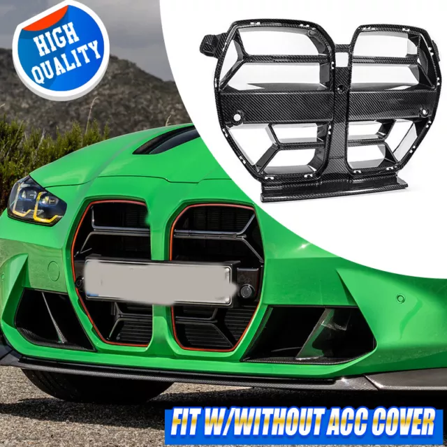 For 2021-24 Bmw M3 G80 M4 G82 G83 Csl Style Prepreg Dry Carbon Fiber Nose Grill