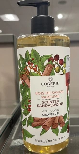 Gel de ducha de sándalo perfumado Cogerie Paris 500 ml
