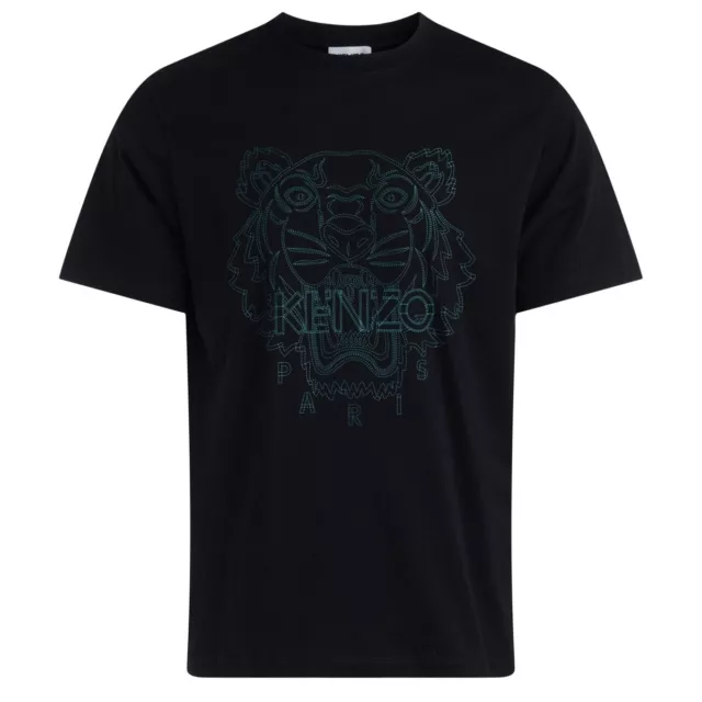 KENZO T-shirt Tiger uomo  TG.  S-M-L-XL-XXL colore nero FB65TS020