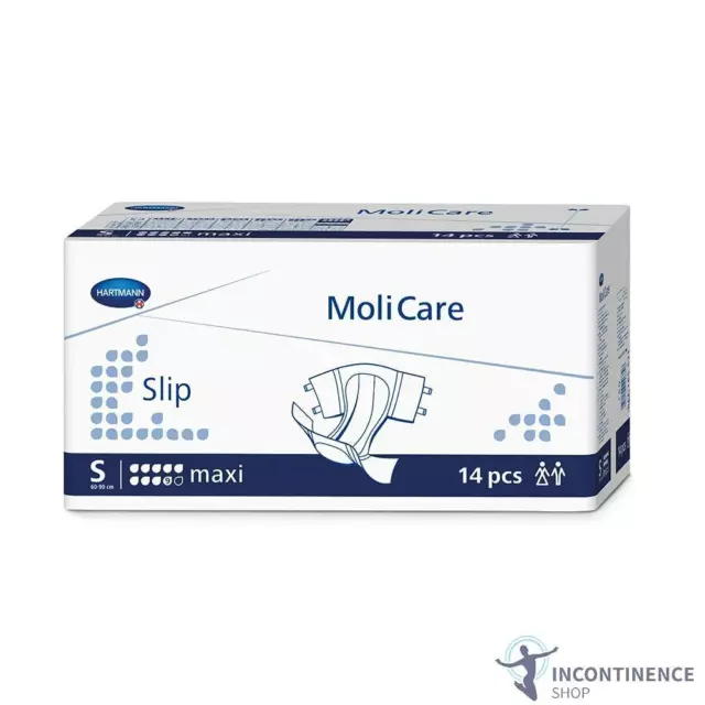 1x MoliCare Incontinence Slip Maxi (PE Backed) - Small - Pack of 14 - 2499ml