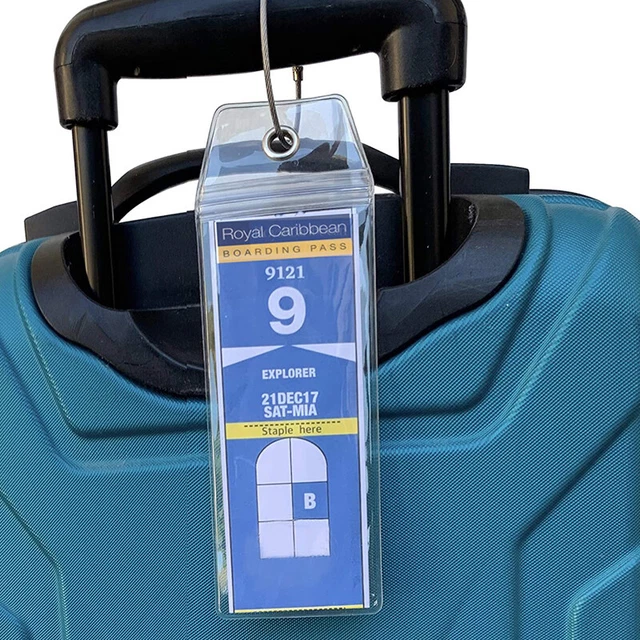 P and o luggage labels outlet