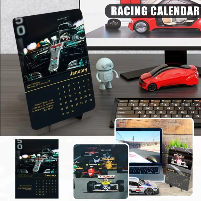 2024 Desk Calendar F1 Desktop Calendar Month To View Office Table Calendar