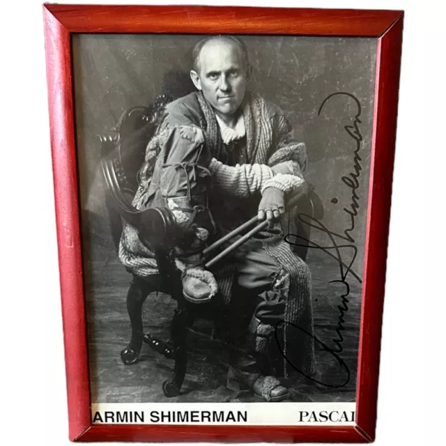 ARMIN SHIMERMAN signed Autogramm 20x25cm STAR TREK in Person autograph COA 3