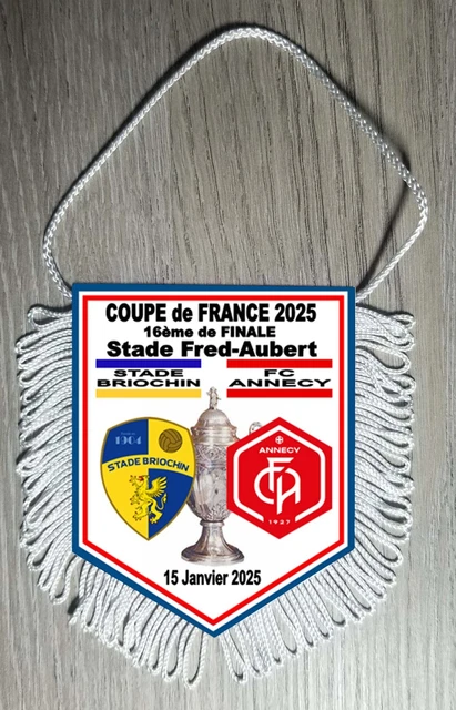 Fanion 16ème De Finale Coupe De France 2025 - OM Marseille Vs Lille LOSC, Supporteur