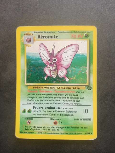 Carte Pokemon Aeromite Holographique Jungle 13/64 FR