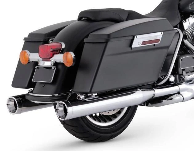 Vance & Hines Monster Round Slip-On Exhausts Chr Harley FLTRXS Special 15-16