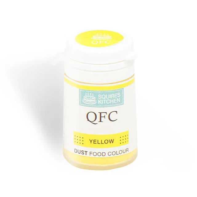 EDIBLE FOOD COLOURING SK QFC Quality Dust Yellow 4g Cake Decorating ...