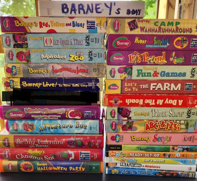 BARNEY AND FRIENDS assorted 20 VHS tapes plus 5 other additional