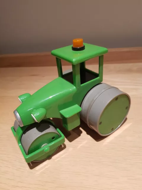 Bob the Builder - Roley the Green Steamroller Toy Vehicle vintage