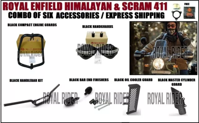 Royal Enfield Himalayan & Scram 411 "Paquete Combinado De 6 Piezas" -...