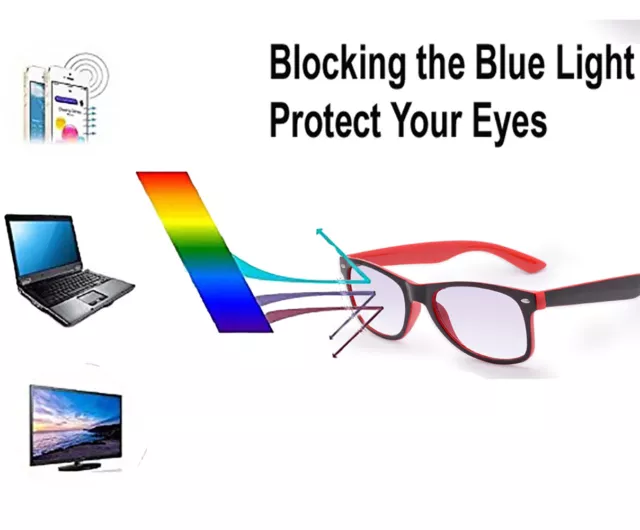 Unisex Reading Glasses Designer Vision Anti Glare Blue Light Computer