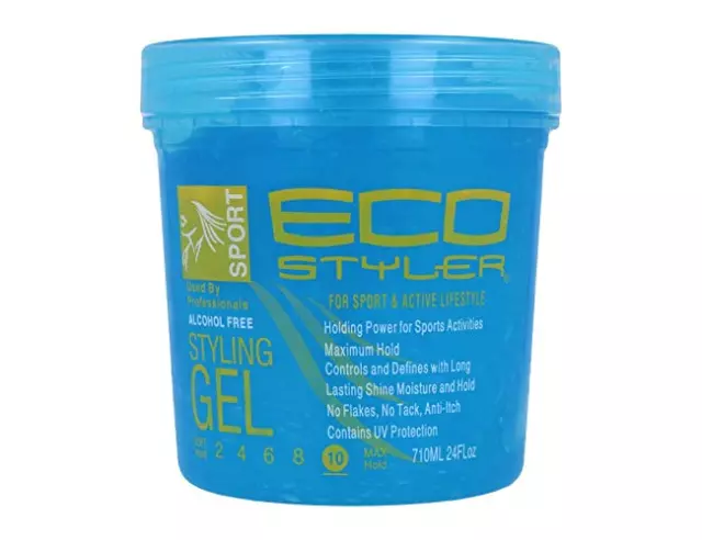 Eco Style Professional Styling Gel Max Hold, Sport Blue