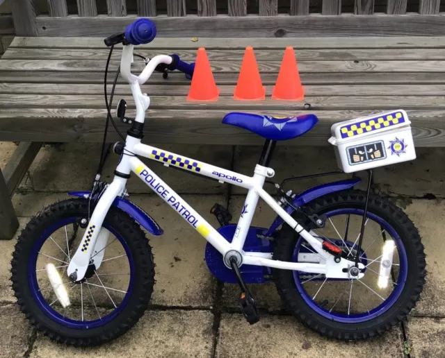 APOLLO POLICE PATROL Kids Bike Halfords 70.00 PicClick UK