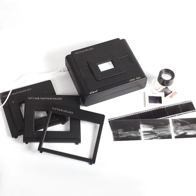 135 Film Scanner Light Box 120 4X5 Slide Negative Viewer Convert Film to Digital