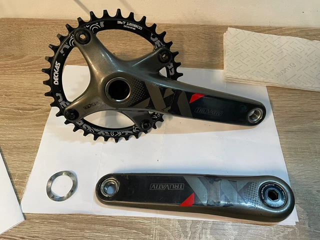 GUARNITURA MONOCORONA MTB SRAM TRUVATIV XX X0 Carbonio 11 12 v