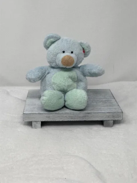 Ty Pluffies BlueBeary the Bear 9" Beanbag Plush Stuffed Animal Toy