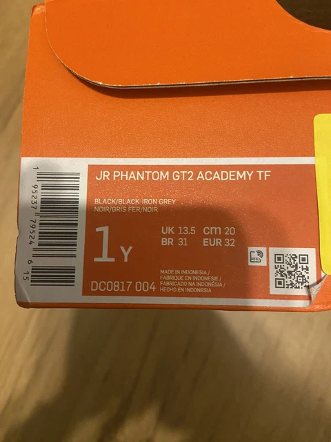 Nike JR PHANTOM GT2 ACADEMY TF Schwarz Blau Grau Kinder Fußballschuhe Gr.32 NEU 6