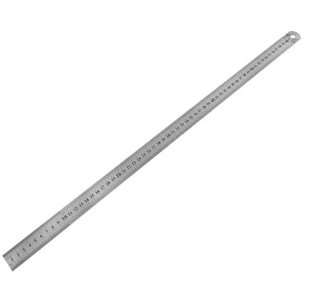 600mm 60cm 24 Inch Stainless Steel Ruler Metric Imperial Double Sided Rulers5211