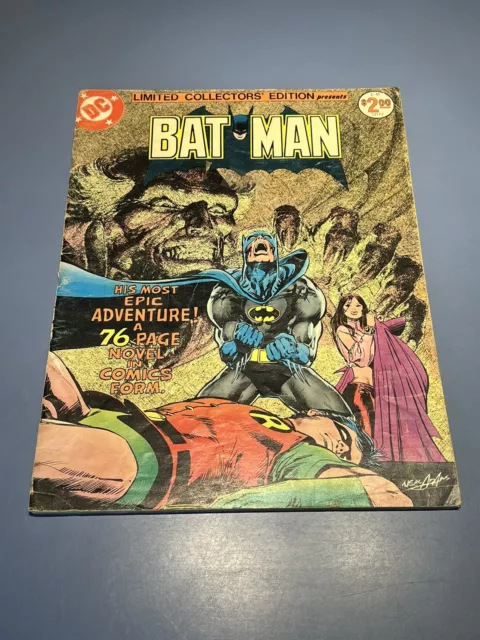 Bat Man & Robin - DC Collectors’ Edition C-51 1977 Oversized Comic Book