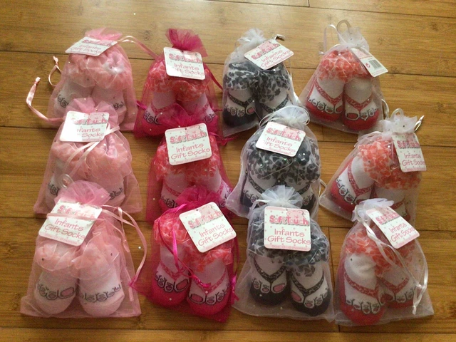 Wholesale Joblot Baby Girl Bootie/ Socks 0-3 Months