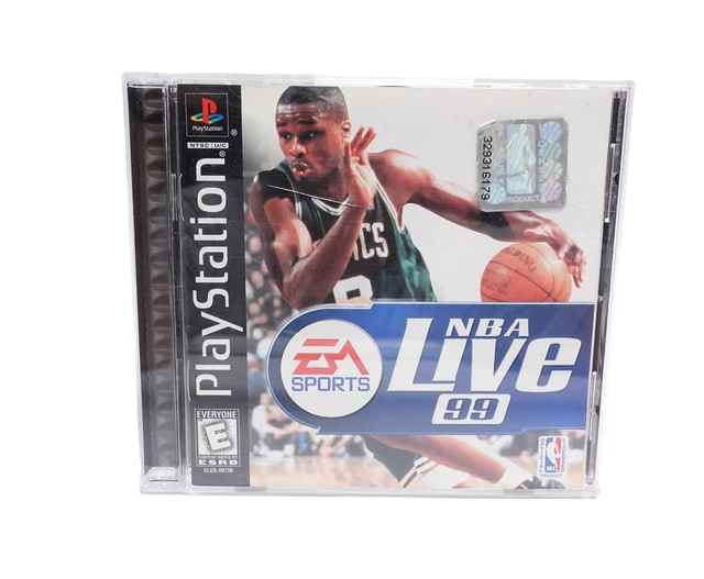 NBA LIVE 99 Sony Playstation Video Game PS1 complete cib basketball EA