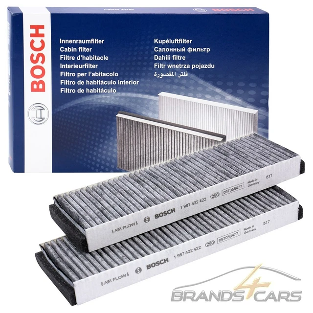 Bosch Innenraumfilter Mit Aktivkohle R5548 - Pollenfilter Für Saubere Luft Im Auto | Gegen Feinstaub, Gerüche Und Allergene