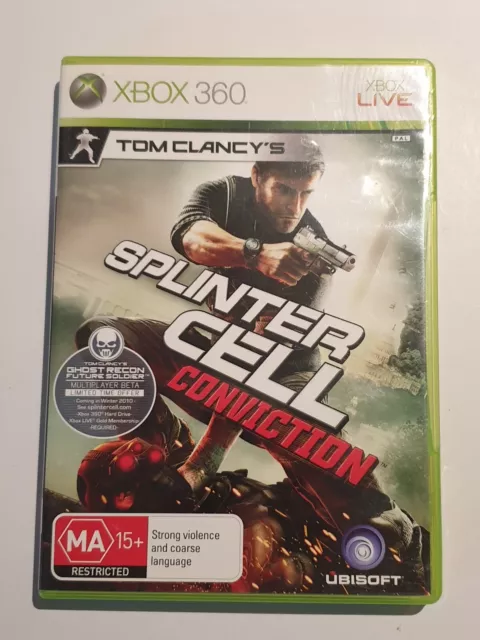 Tom Clancy's Splinter Cell Conviction Video Game for Xbox 360 - CIB - Used