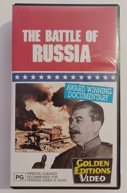 THE GREAT BATTLES Of World War 2 Battle Of Russia VHS Tape VGC War  