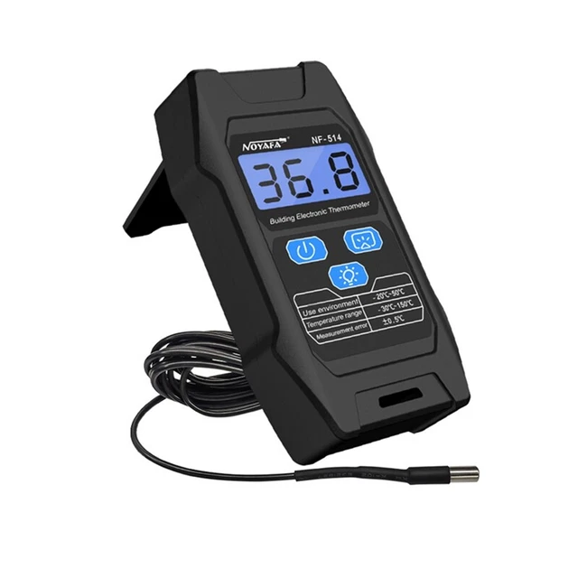-514 Probador de temperatura electrónico portátil Pantalla LCD de alta precisión Temperatura Q9U3