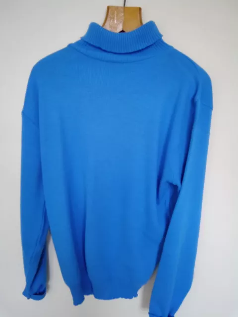 Vintage 50s 60s Mens Turtle Neck Jumper ,connery Mod