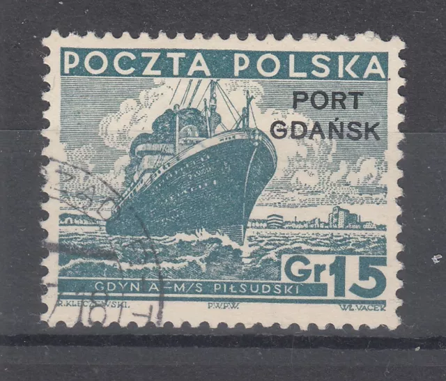 Pol.Post im Hafen von Danzig"Port Gdansk"Mi.Nr:  30 gest.  (2967)