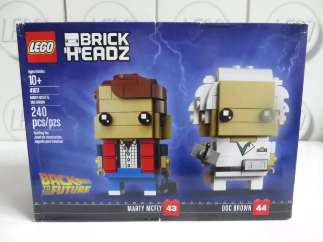 LEGO BrickHeadz - Marty McFly & Doc Brown (Retour vers le Futur) - 41611