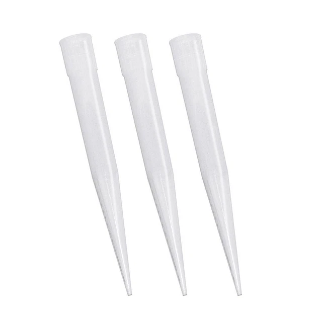 100 Disposable Pipette Tips - Accurate 10ml Micro Sampling for Lab Testing