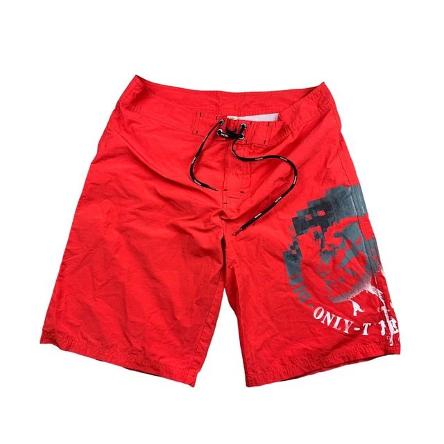 Diesel Sport pantaloncini da bagno uomo nuoto pantaloni da bagno costumi da bagno taglia XL SM1