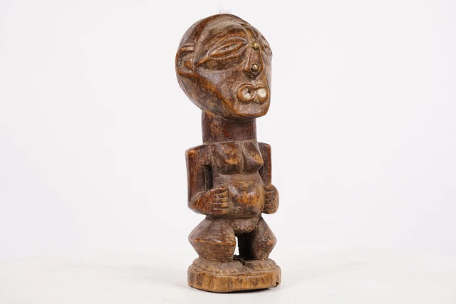 Charming Songye Statue 10" - DR Congo - African Art