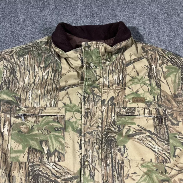 Cabelas Jacket Mens 5XL Tall Hunting Quilted Thisulate RealTree Camo Canada 2