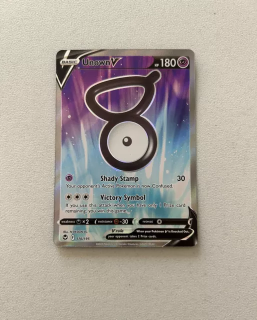 Pokemon SWSH Silver Tempest #177 Full Art Unown V Alt Art PSA 10 Gem M –  Pokemon World Australia