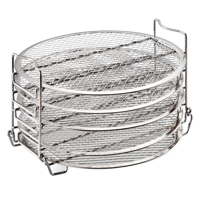 Accessori per friggitrice ad aria, 4 pezzi di ricambio in gomma siliconica, gommini in silicone per friggitrice ad aria Powel XL, Gowise, Chefman, griglia e griglia, resistente ai graffi