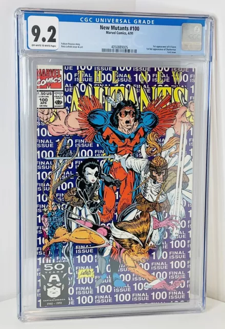 New Mutants #100 CGC 9.2 Marvel 1st Appearance of X-Force First Print 1991