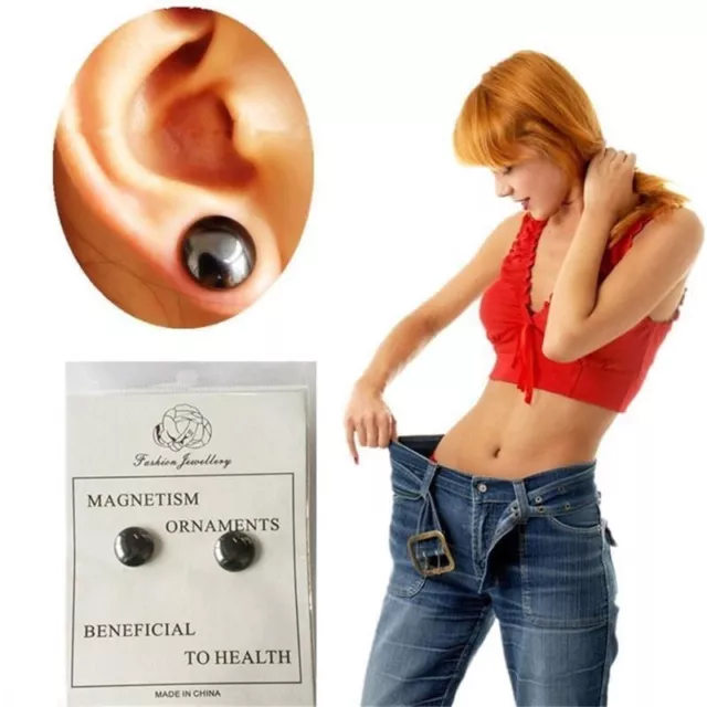 Amincissant Boucles Clou Perte de Poids Magnétique Patches Slim Corps Raboteuse