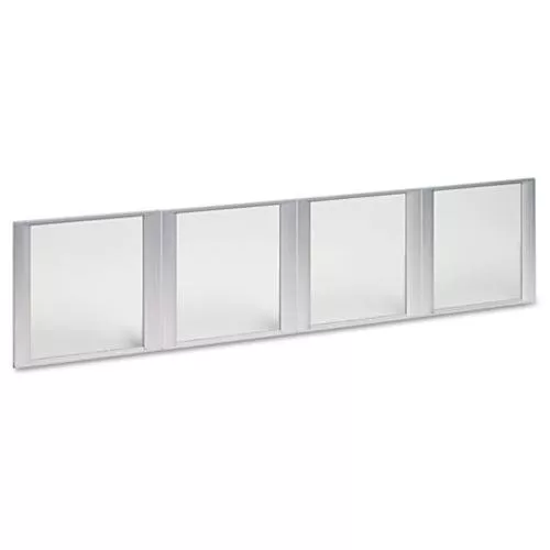 ALERA VA301730 Glass Door Set With Silver Frame For 72" Wide Hutch, 4 Doors/set
