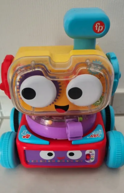 Fisher-Price® Lernspielzeug 4-in-1 Lernroboter Linus für Babys und Kleinkinder