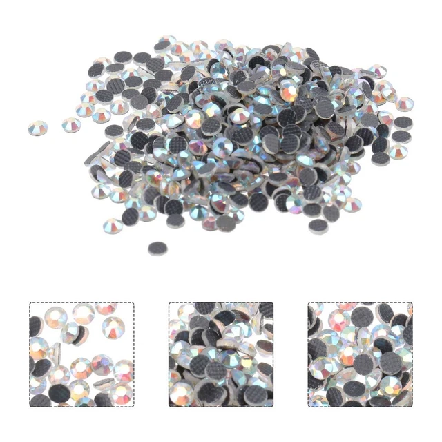 A Set von 1440 stücke SS10 3mm Kristall AB Harz Hotfix Rhinestones Flatback für