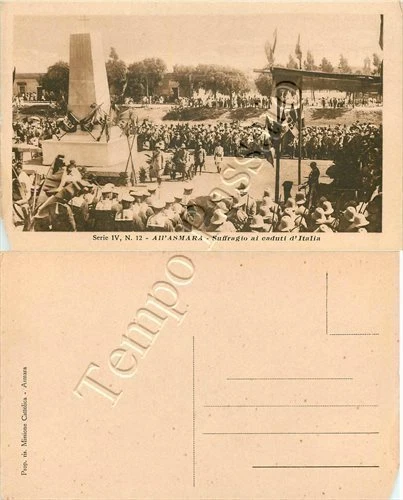 Eritrea - Suffragio ai caduti d'Italia / Serie Missione cattolica